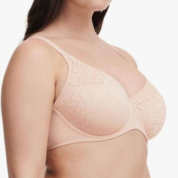 NWT Chantelle Women's Norah Molded Bra, Nude Blush, 38I - Picture 3 of 8